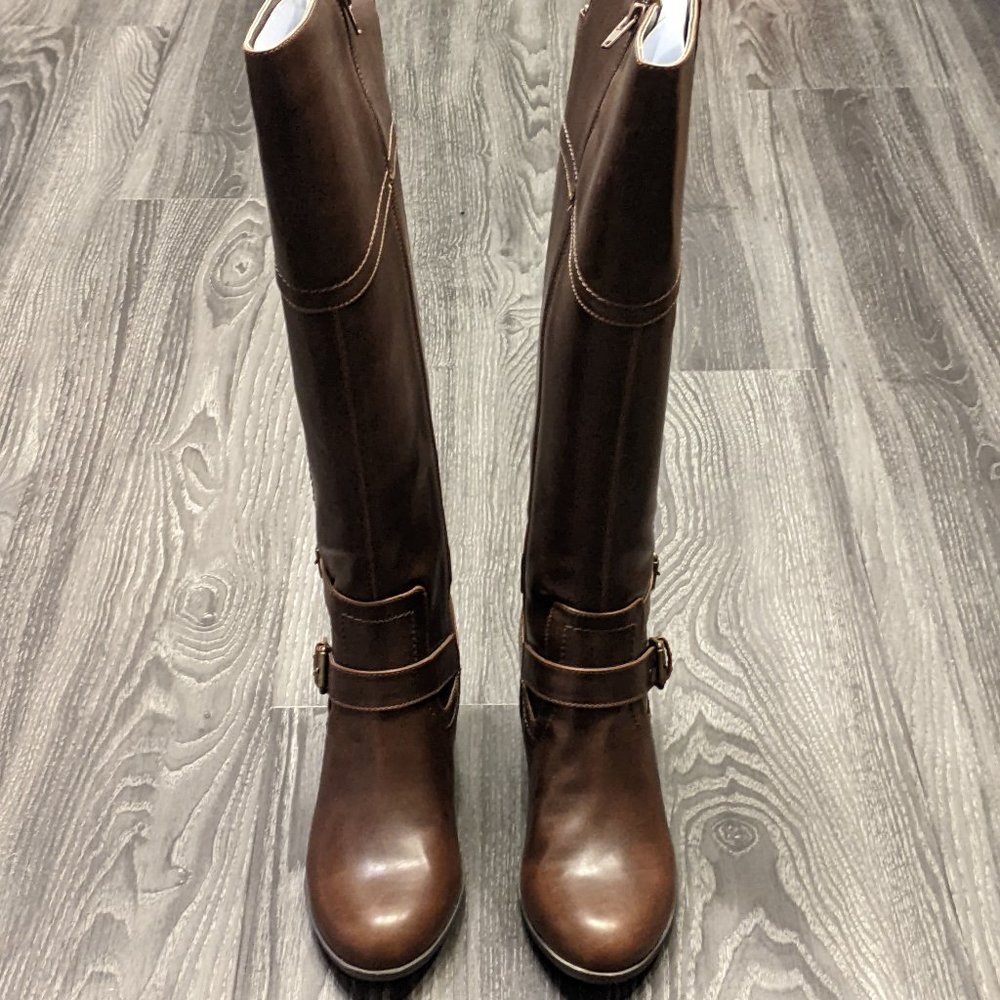 Indigo Rd Brown Long Boots - Picture 2 of 6